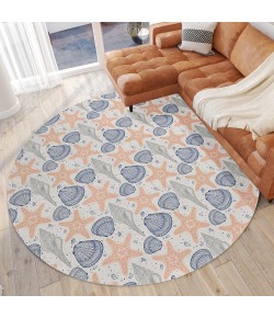 Dalyn Seabreeze SZ4 Flax Area Rug 8 ft. X 8 ft. Round