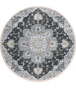 Dalyn Marbella MB3 Midnight Area Rug 6 ft. X 6 ft. Round