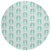 Dalyn Seabreeze SZ15 Teal Area Rug 8 ft. X 8 ft. Round