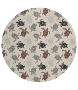 Dalyn Seabreeze SZ13 Beige Area Rug 8 ft. X 8 ft. Round