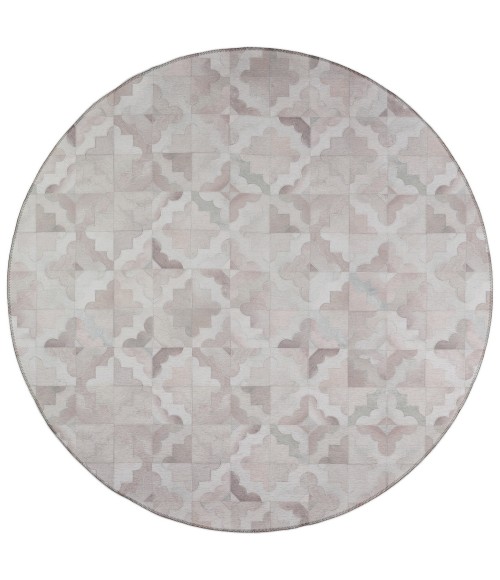 Dalyn Stetson Area Rug Dalyn Stetson SS8 Linen Area Rug 6 ft. X 6 ft. Round