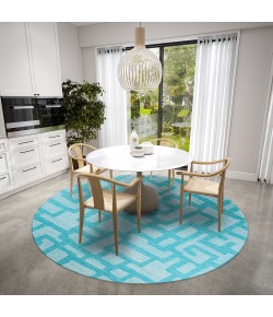 Dalyn Sedona SN4 Robins Egg Area Rug 8 ft. X 8 ft. Round
