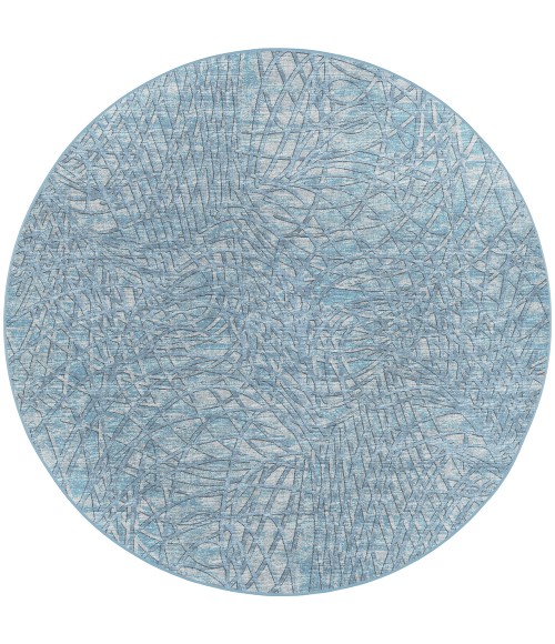 Dalyn Winslow WL2 Indigo Area Rug 6 ft. X 6 ft. Round