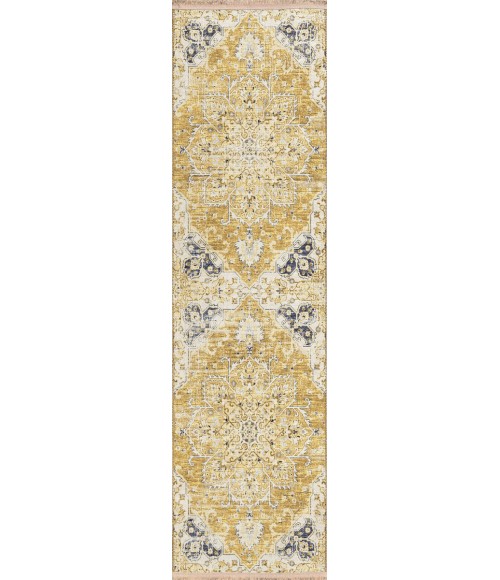 Dalyn Marbella MB3 Gold Area Rug 2 ft. 3 in. X 10 ft. Runner
