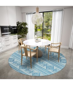 Dalyn Sedona SN14 Sky Area Rug 6 ft. X 6 ft. Round