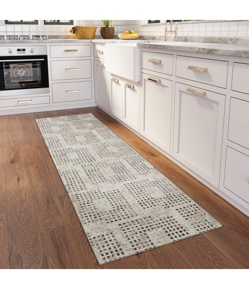 Dalyn Delano DA1 Ivory Area Rug 2 ft. 6 in. X 10 ft. Runner