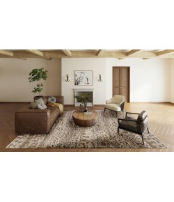 Dalyn Denizi DZ6 Mocha Area Rug 3 ft. 3 in. X 5 ft. 3 in. Rectangle