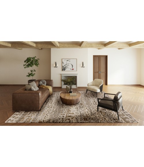 Dalyn Denizi Area Rug Dalyn Denizi DZ6 Mocha Area Rug 9 ft. X 13 ft. 2 in. Rectangle
