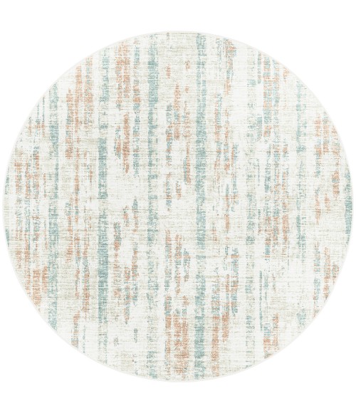 Dalyn Winslow WL6 Pearl Area Rug 6 ft. X 6 ft. Round