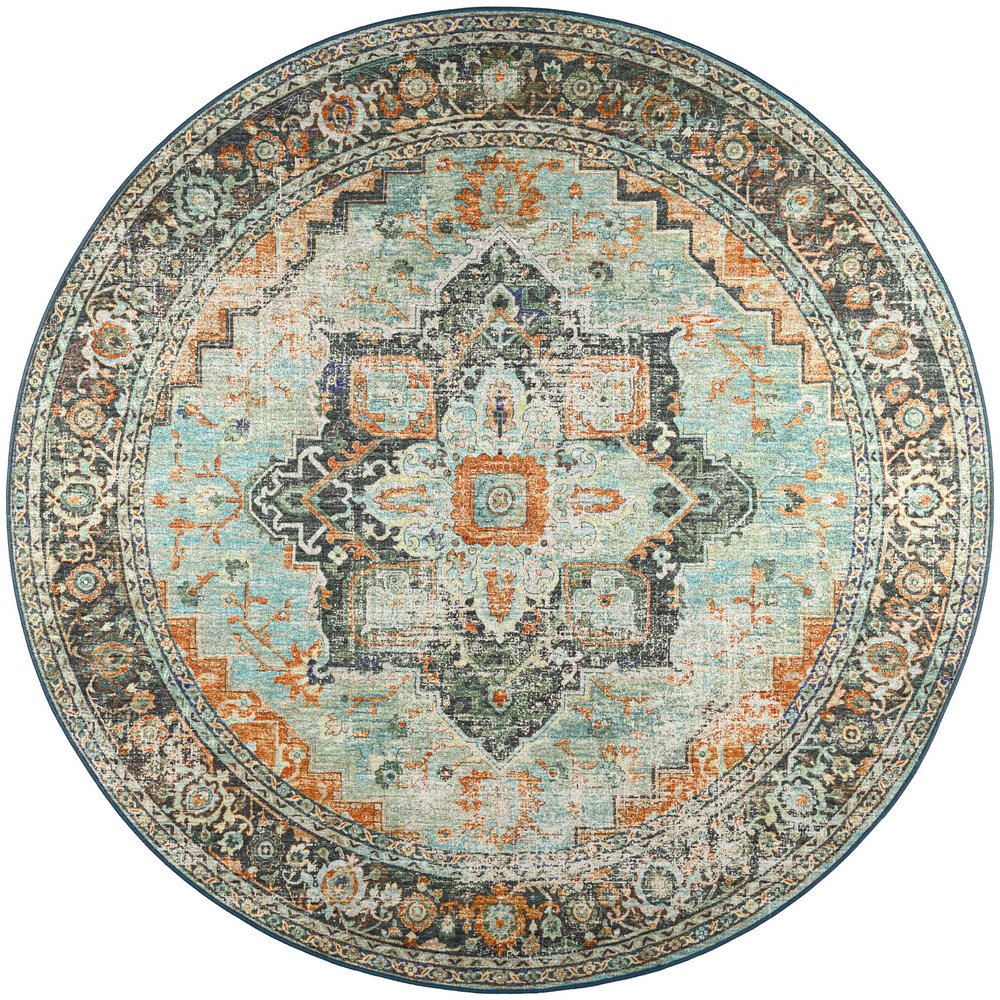 Dalyn Jericho JC2 Mist Area Rug 4' ROUND - Rugs Town