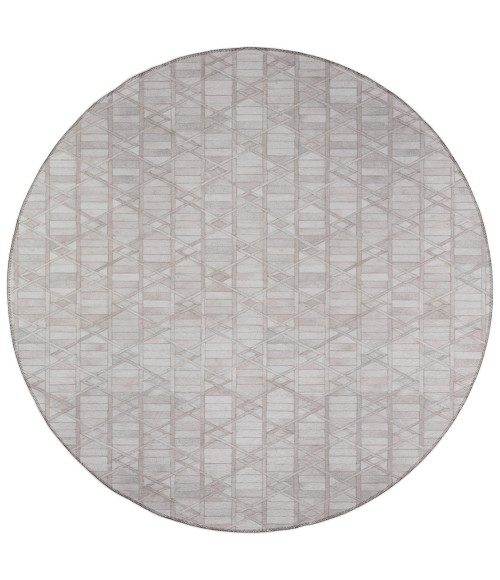 Dalyn Stetson SS4 Linen Area Rug 6 ft. X 6 ft. Round
