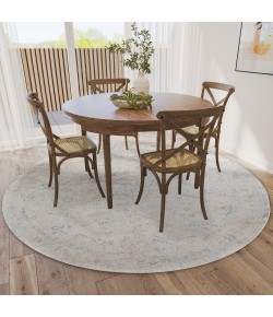 Dalyn Jericho JC3 Pearl Area Rug 10 ft. X 10 ft. Round