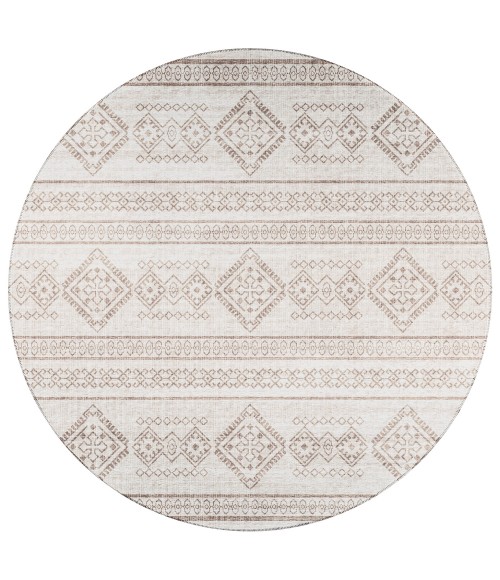 Dalyn Sedona SN14 Putty Area Rug 4 ft. X 4 ft. Round