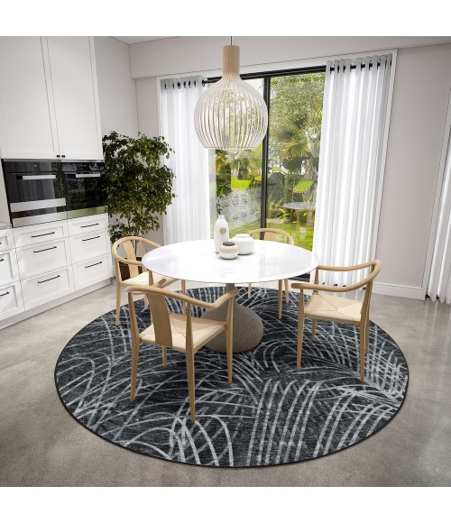 Dalyn Winslow WL2 Midnight Area Rug 6 ft. X 6 ft. Round