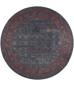 Dalyn Jericho JC7 Navy Area Rug 6 ft. X 6 ft. Round