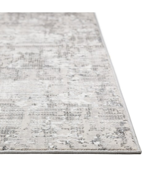 Dalyn Rhodes RR3 Silver Area Rug 5 ft. 1 in. X 7 ft. 5 in. Rectangle