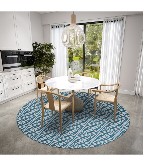 Dalyn Sedona Area Rug Dalyn Sedona SN6 Indigo Area Rug 10 ft. X 10 ft. Round