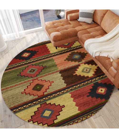 Dalyn Phoenix PH1 Canyon Area Rug 8 ft. X 8 ft. Round