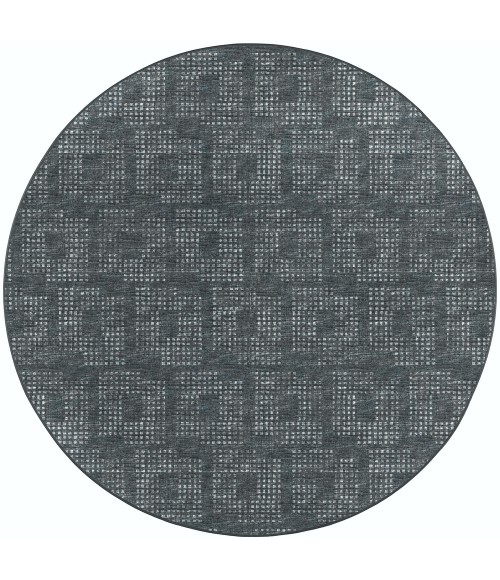 Dalyn Delano Area Rug Dalyn Delano DA1 Midnight Area Rug 10 ft. X 10 ft. Round