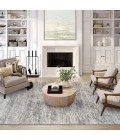 Dalyn Ciara Area Rug Dalyn Ciara CR1 Graphite Area Rug 10 ft. X 14 ft. Rectangle