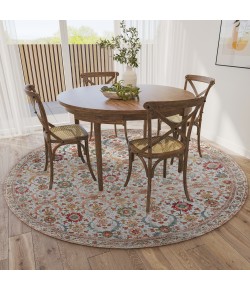 Dalyn Jericho JC1 Ivory Area Rug 10 ft. X 10 ft. Round