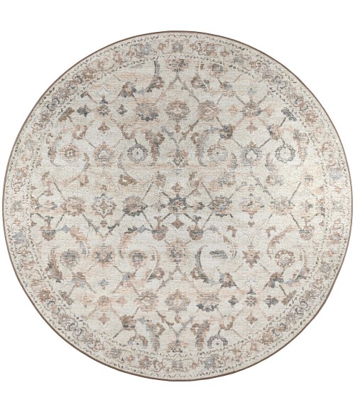 Dalyn Jericho JC4 Linen Area Rug 4 ft. X 4 ft. Round