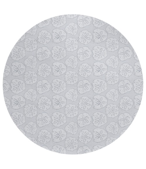 Dalyn Seabreeze SZ10 Silver Area Rug 8 ft. X 8 ft. Round