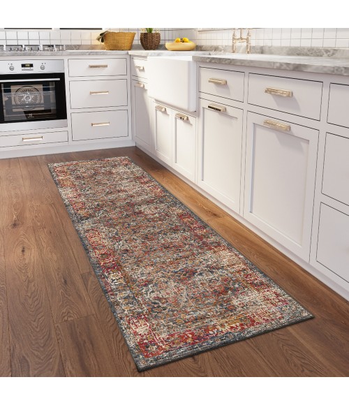 Dalyn Jericho JC3 Charcoal Area Rug 2 ft. 6 in. X 10 ft. Runner
