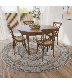 Dalyn Jericho JC2 Biscotti Area Rug 6 ft. X 6 ft. Round