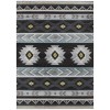 Dalyn Phoenix PH3 Black Area Rug 9 ft. X 12 ft. Rectangle