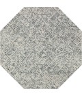 Dalyn Zoe Area Rug Dalyn Zoe ZZ1 Charcoal Area Rug 6 ft. X 6 ft. Octagon