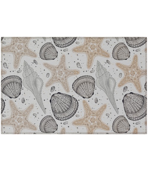 Dalyn Seabreeze SZ4 Silver Area Rug 1 ft. 8 in. X 2 ft. 6 in. Rectangle