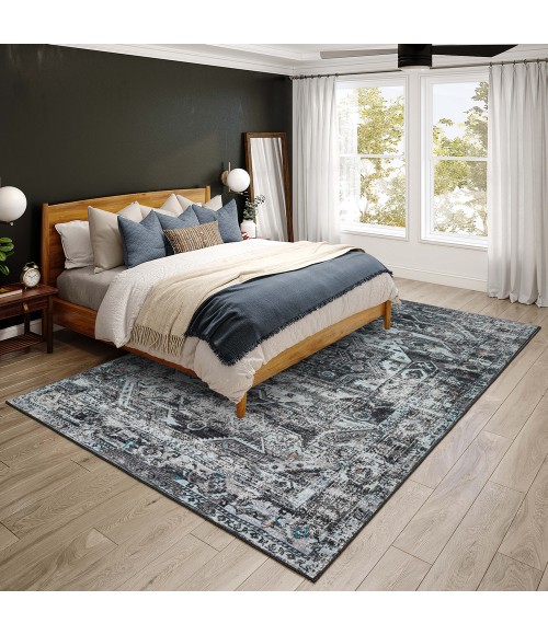 Dalyn Jericho JC5 Steel Area Rug 5 ft. X 7 ft. 6 in. Rectangle