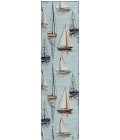 Dalyn Harbor HA8 Teal Area Rug 2 ft. 3 in. X 7 ft. 6 in. Runner