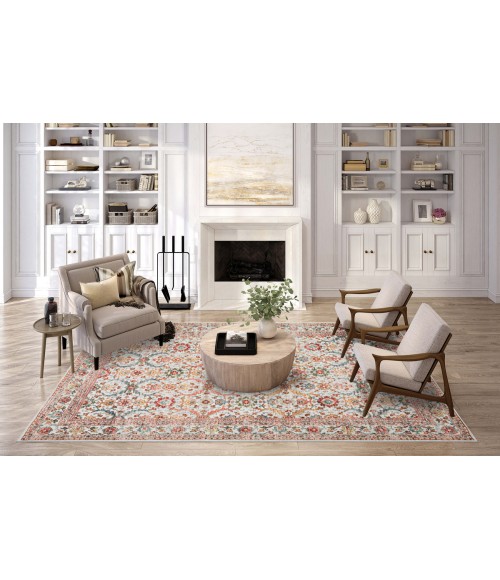 Dalyn Jericho JC1 Ivory Area Rug 8 ft. X 10 ft. Rectangle