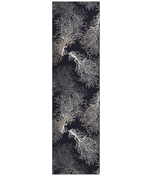 Dalyn Seabreeze SZ3 Black Area Rug 2 ft. 3 in. X 7 ft. 6 in. Runner