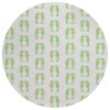 Dalyn Seabreeze SZ15 Lime-In Area Rug 8 ft. X 8 ft. Round