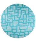 Dalyn Sedona SN4 Robins Egg Area Rug 4 ft. X 4 ft. Round