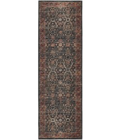 Dalyn Jericho JC1 Charcoal Area Rug 2 ft. 6 in. X 10 ft. Runner