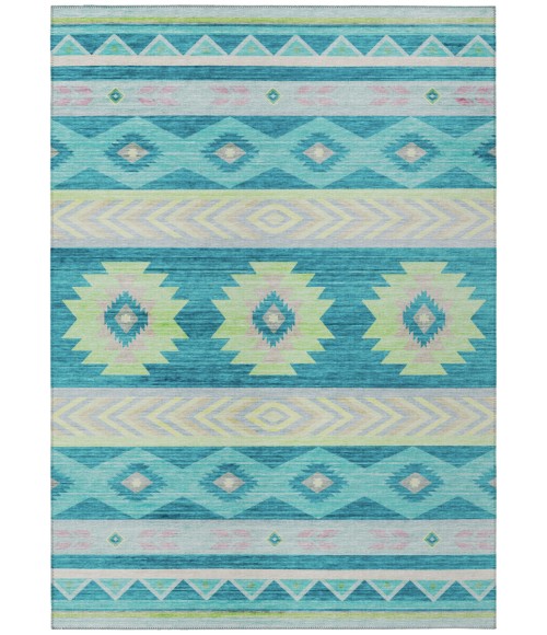 Dalyn Phoenix PH3 Teal Area Rug 5 ft. X 7 ft. 6 in. Rectangle