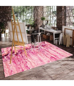 Dalyn Kikiamo KK16 Flamingo Area Rug 8 ft. X 8 ft. Round