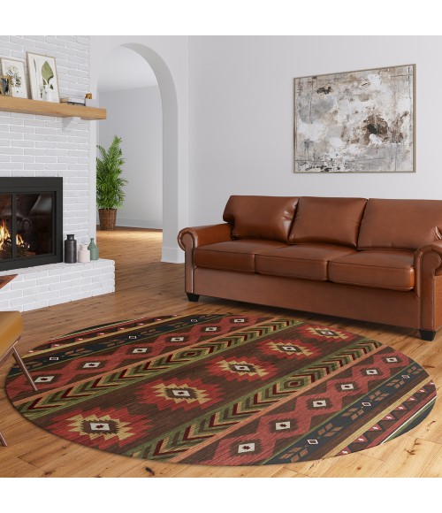 Dalyn Phoenix PH3 Chocolate Area Rug 8 ft. X 8 ft. Round