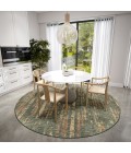Dalyn Winslow Area Rug Dalyn Winslow WL6 Olive Area Rug 10 ft. X 10 ft. Round
