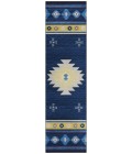 Dalyn Phoenix PH4 Navy Area Rug 2 ft. 3 in. X 7 ft. 6 in. Runner