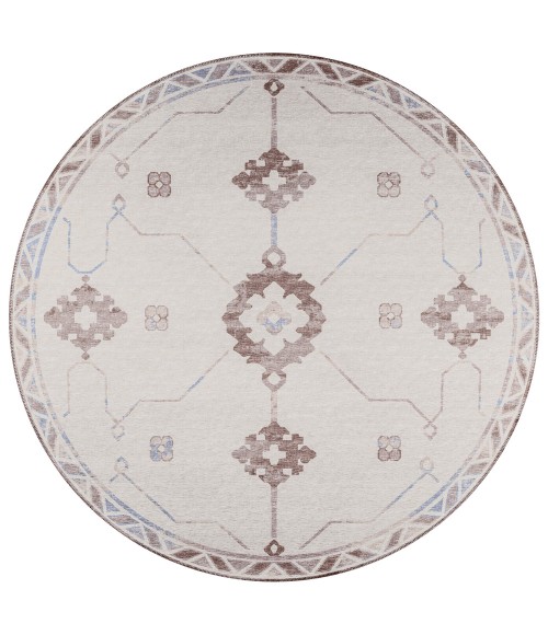 Dalyn Sedona SN16 Parchment Area Rug 4 ft. X 4 ft. Round