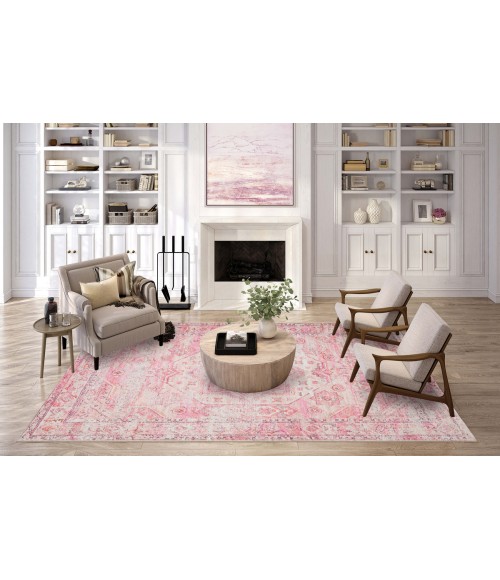 Dalyn Jericho Area Rug Dalyn Jericho JC5 Rose Area Rug 10 ft. X 10 ft. Round