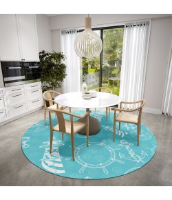 Dalyn Harbor HA9 Ocean Area Rug 8 ft. X 8 ft. Round