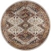 Dalyn Jericho JC9 Putty Area Rug 8 ft. X 8 ft. Round