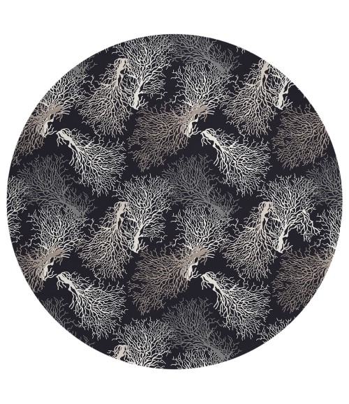 Dalyn Seabreeze Area Rug Dalyn Seabreeze SZ3 Black Area Rug 8 ft. X 8 ft. Round