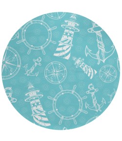 Dalyn Harbor HA9 Ocean Area Rug 8 ft. X 8 ft. Round